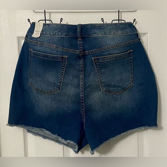 NWT - Torrid - Davenport Metallic Striped Shorts - 3.5” - Size 18 - Picture 3 of 4